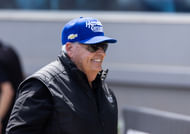 NASCAR team owner Rick Hendrick during the American Rebel Light Four Wide Nationals at zMax Dragway. Mandatory Credit: Mark J. Rebilas-Imagn Images